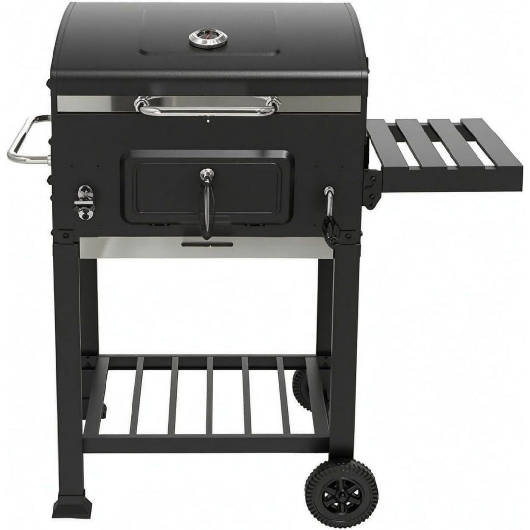Barbecue a carbone nero per spazi esterni 64,5 x 101 x 102 cm