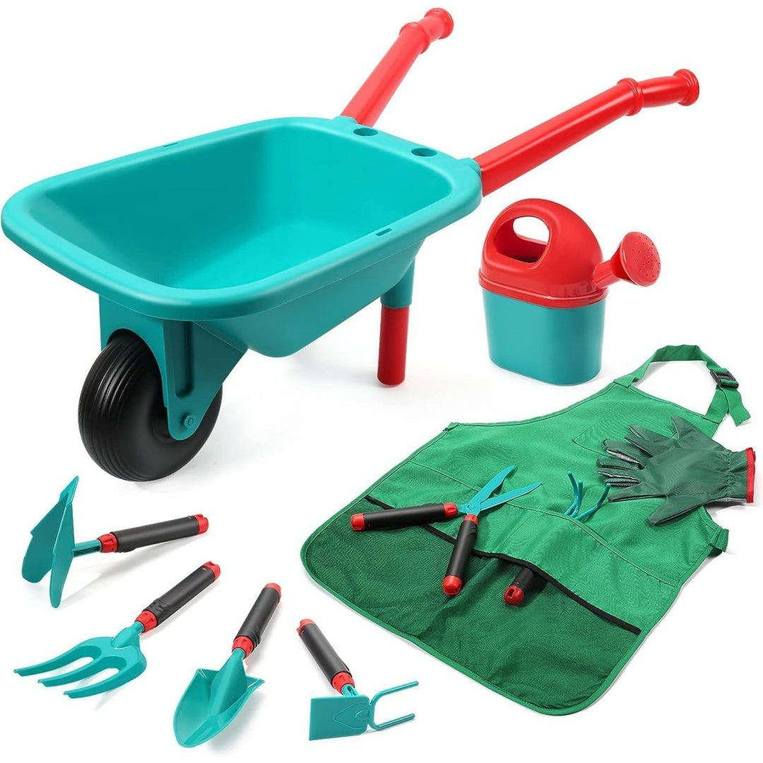Set di attrezzi per bambini nero con design versatile regolabile