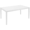 Tavoli standard in rattan sintetico con struttura in acciaio bianco
