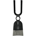 Zappe con struttura in acciaio nero per spazi esterni struttura in acciaio 3,2 x 10 x 35 cm