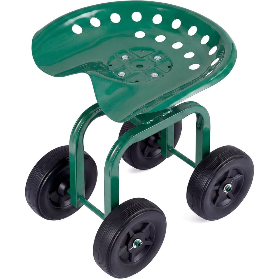 Sgabelli regolabile verde con design versatile