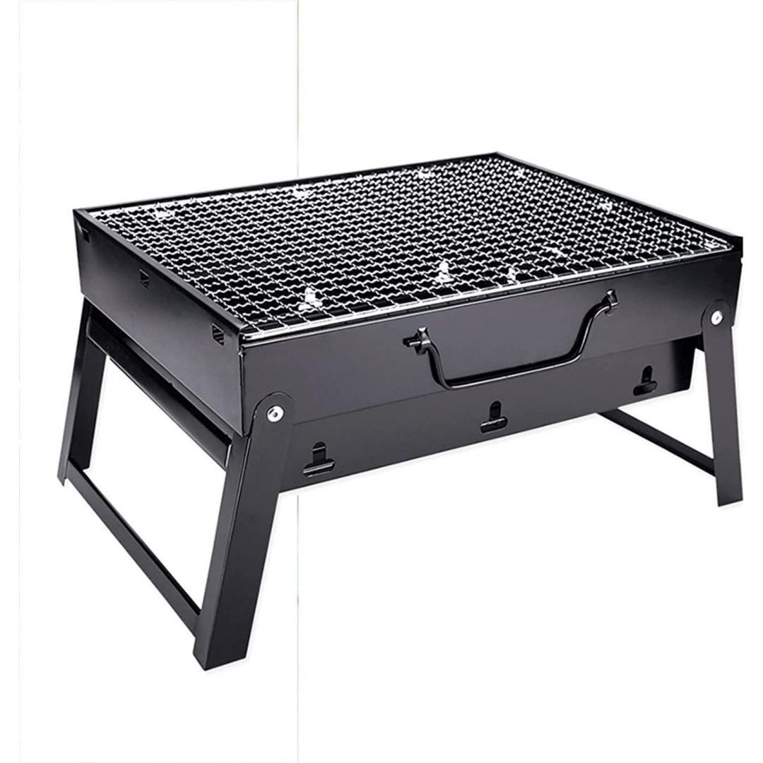 Barbecue a carbone pieghevole nero