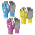 Guanti da lavoro blu con design versatile