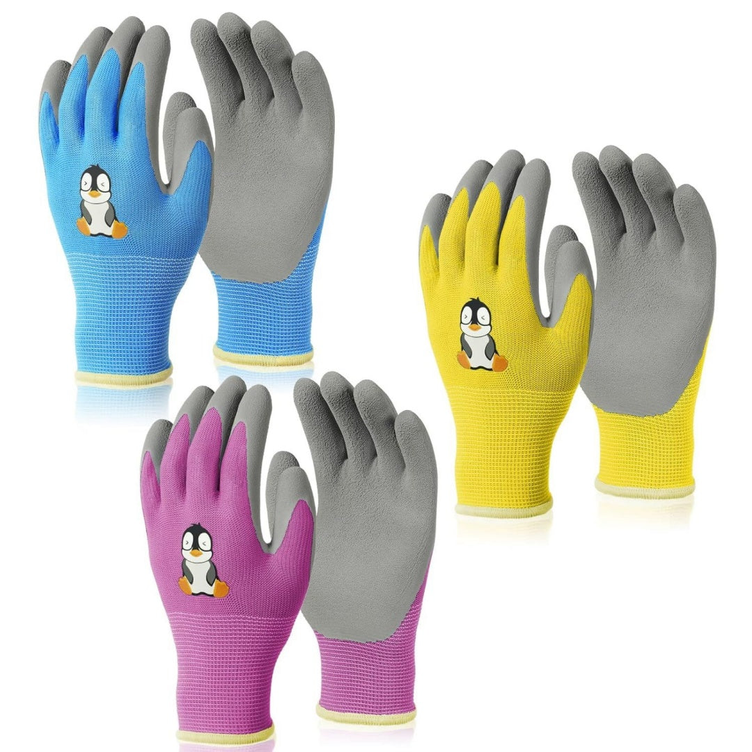 Guanti da lavoro blu con design versatile